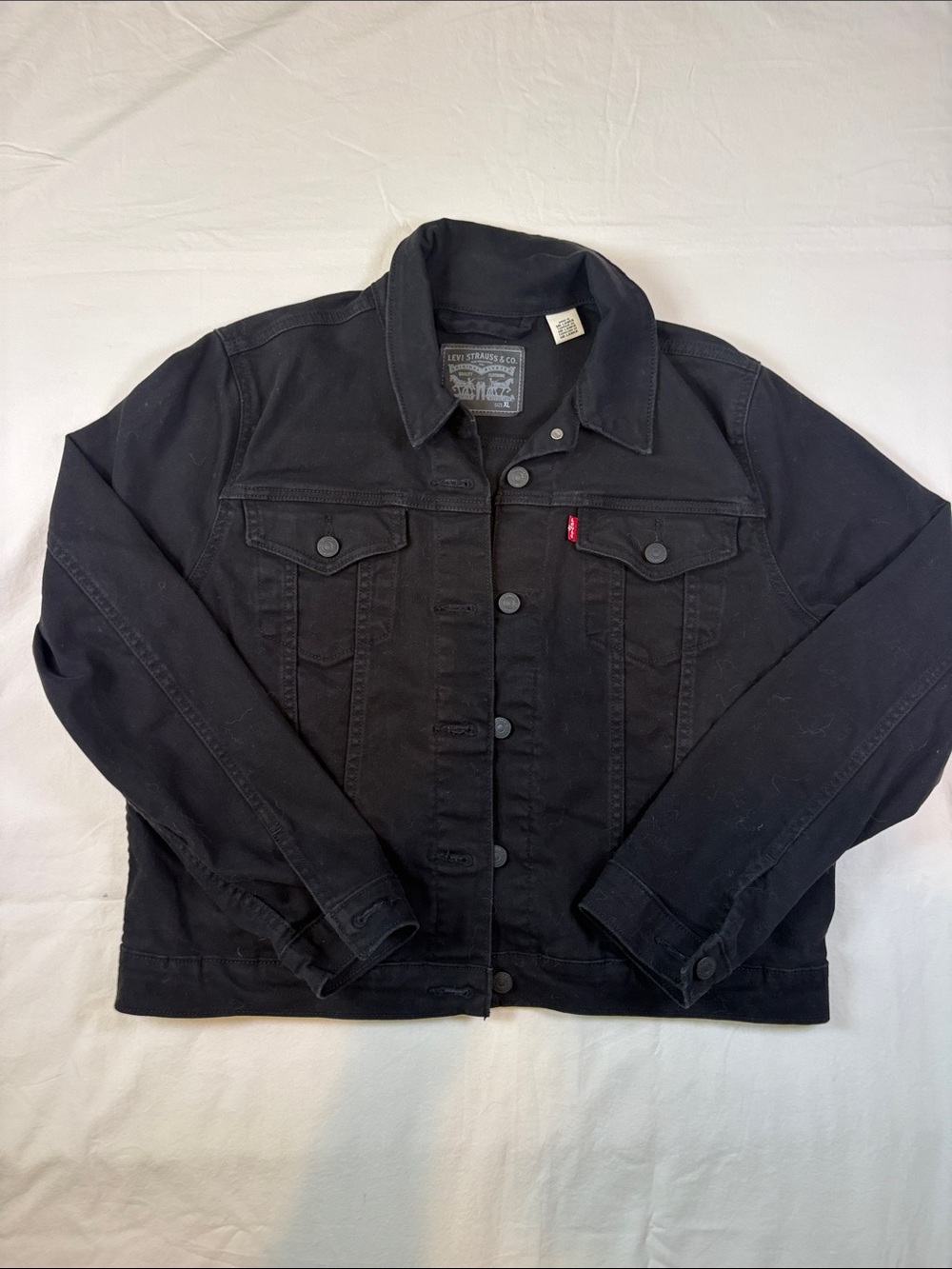 Levi's Black Denim Trucker Jacket - Women's Classic Fit